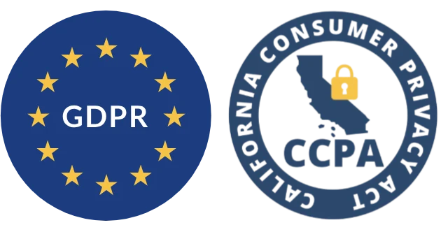 GDPR and California Consumer Privacy Act compliance