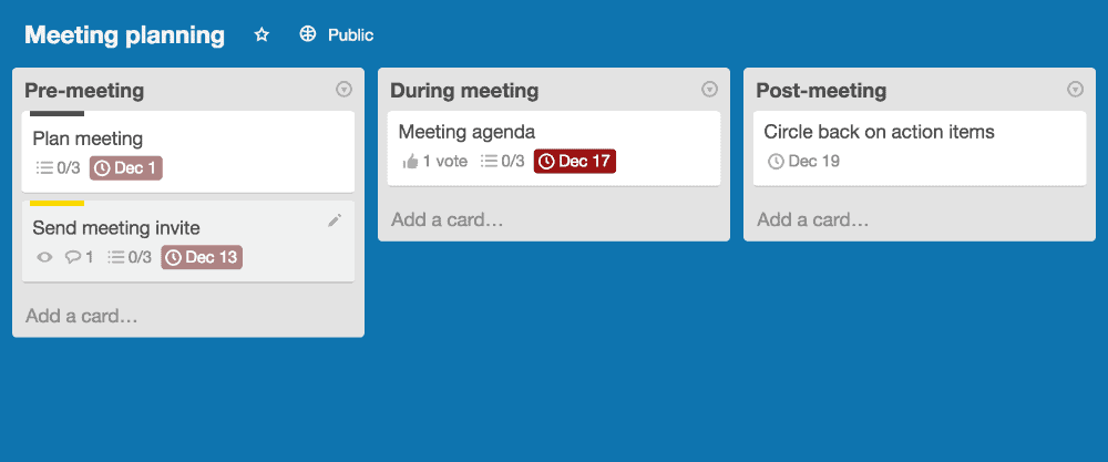 The Trello card-aging Power-Up for project management.