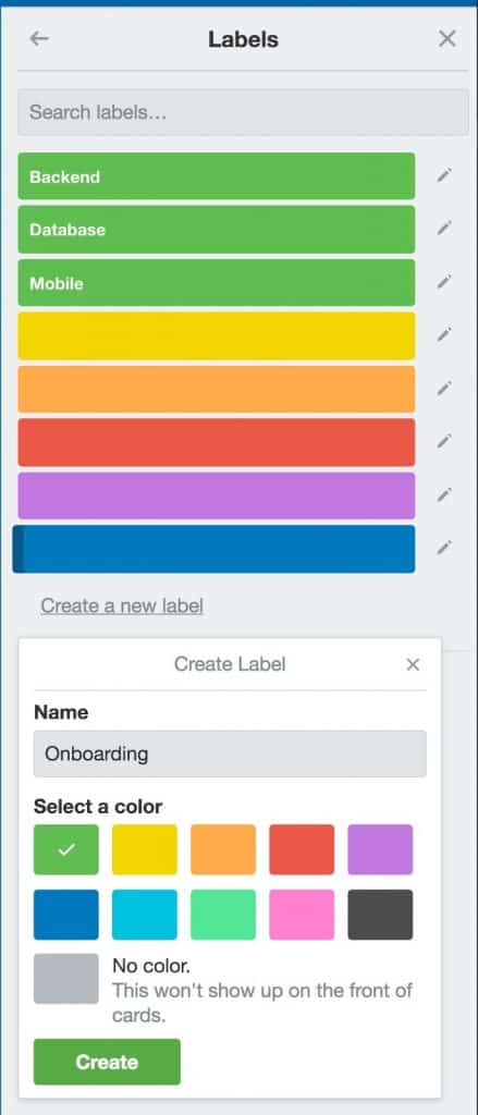 Fix Trello Label Colours —