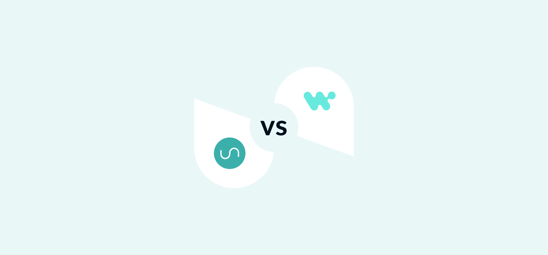 Logos for Unito and Workato, representing a blog post comparing Workato vs. Unito.