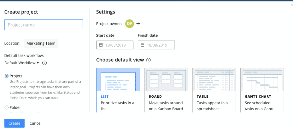 A Beginner's Guide to Wrike - Start adding projects