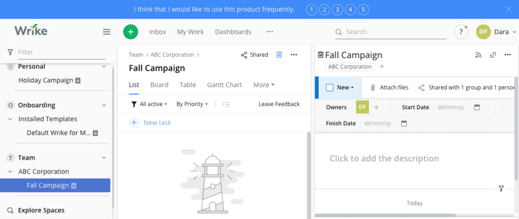 Determine project details