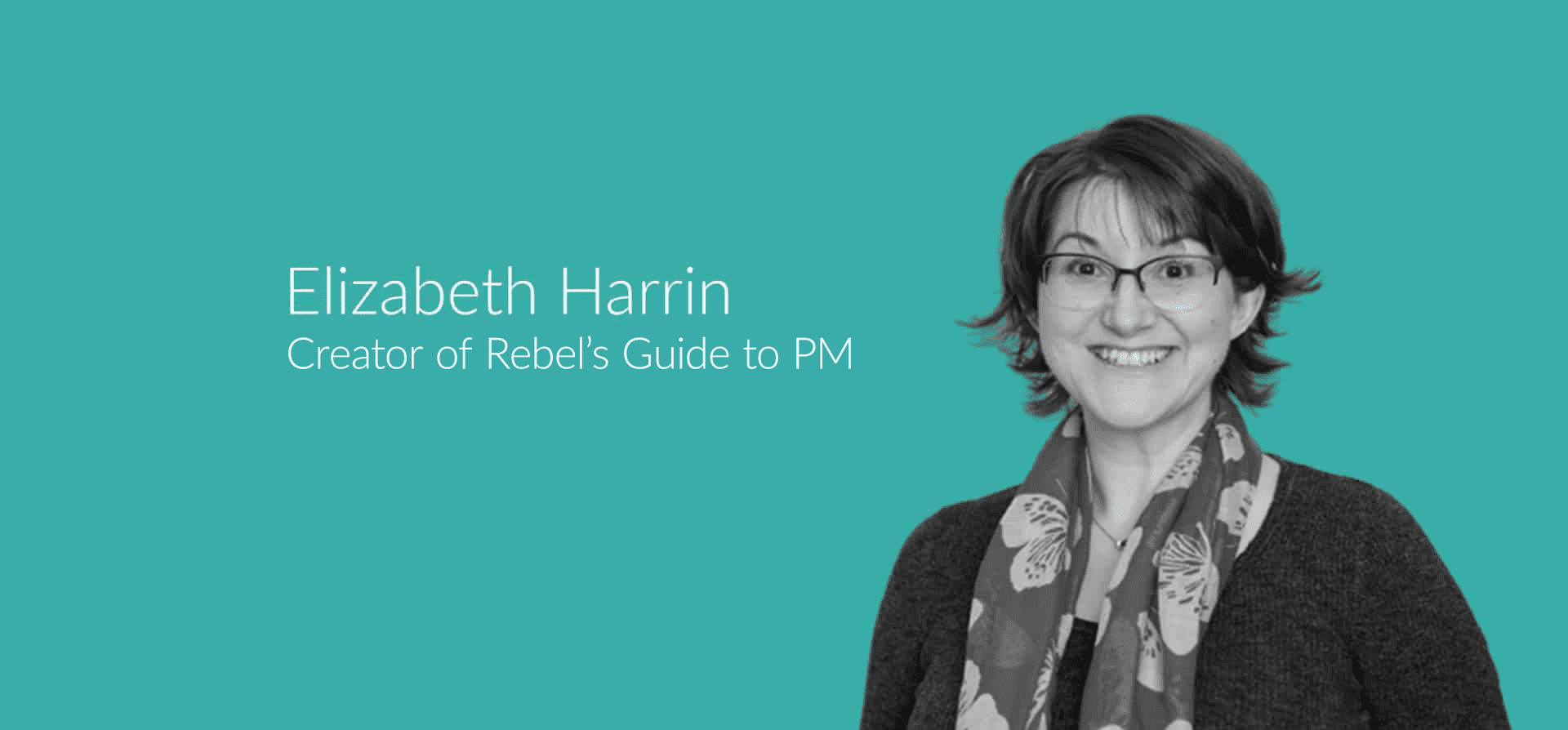 A headshot of Elizabeth Harrin, creator of Rebel's Guide to PM