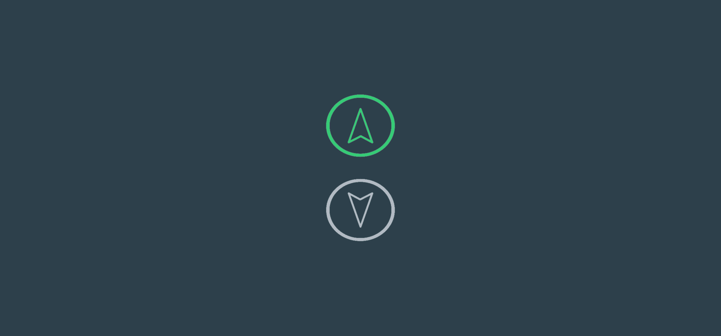 An illustration of elevator buttons, the up button glowing, representing the support ticket escalation workflow.