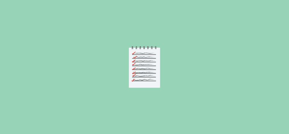 A list of done tasks, representing the optimization of the personal to-do list workflow