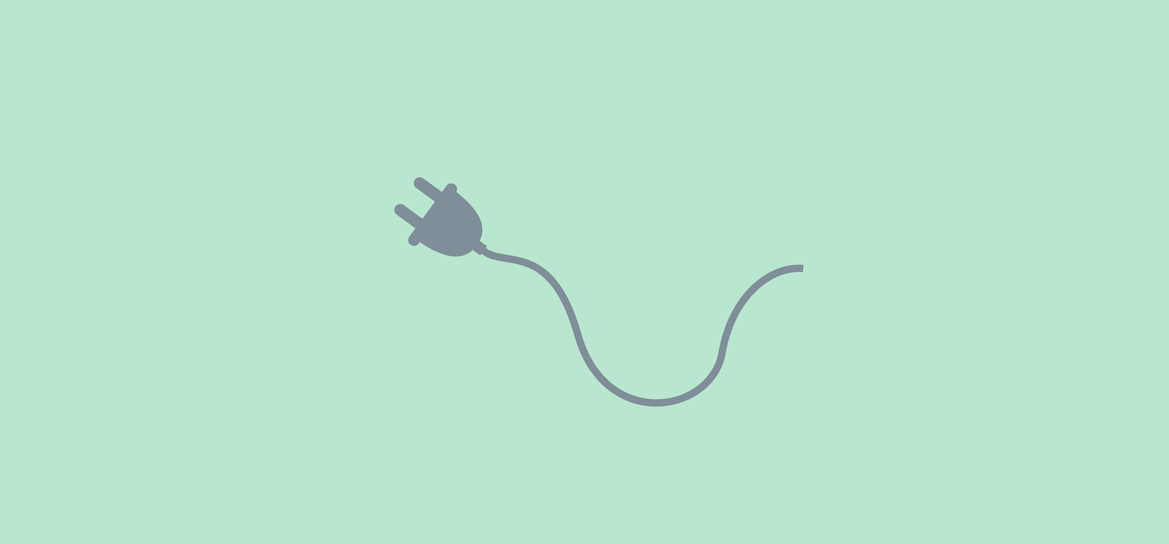 A cut extension cord, representing disconnecting from work for the holidays
