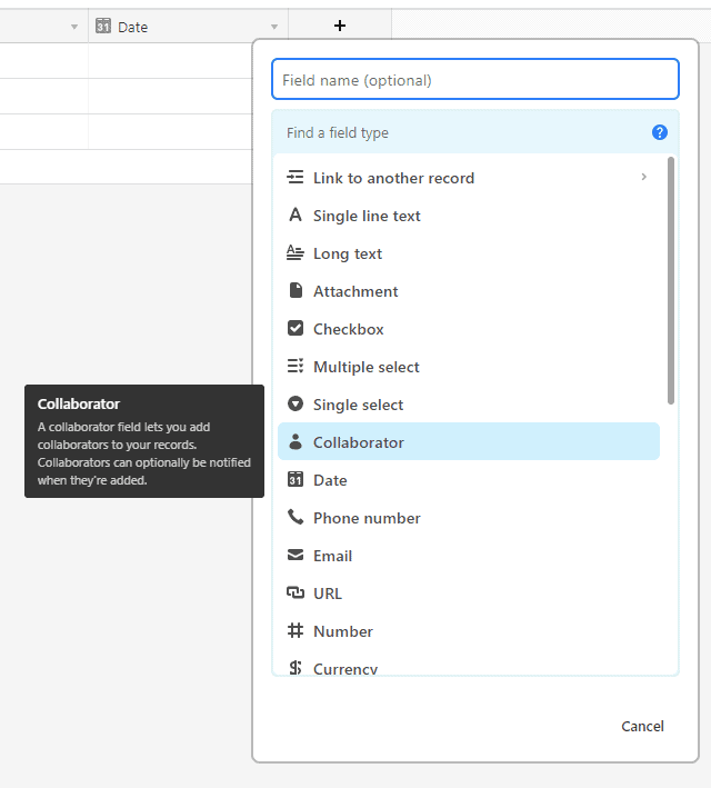 Create Your First Base in Airtable