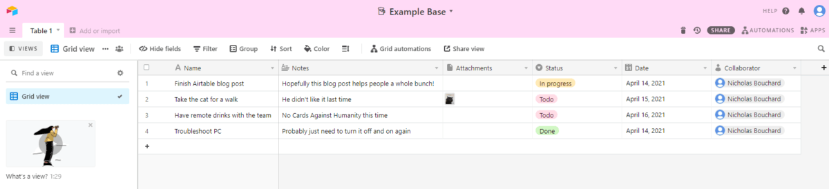 airtable change primary field airtable change primary field