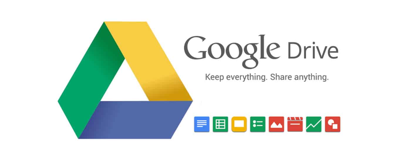 The logo for Google Drive, a remote work tool for cloud storage.