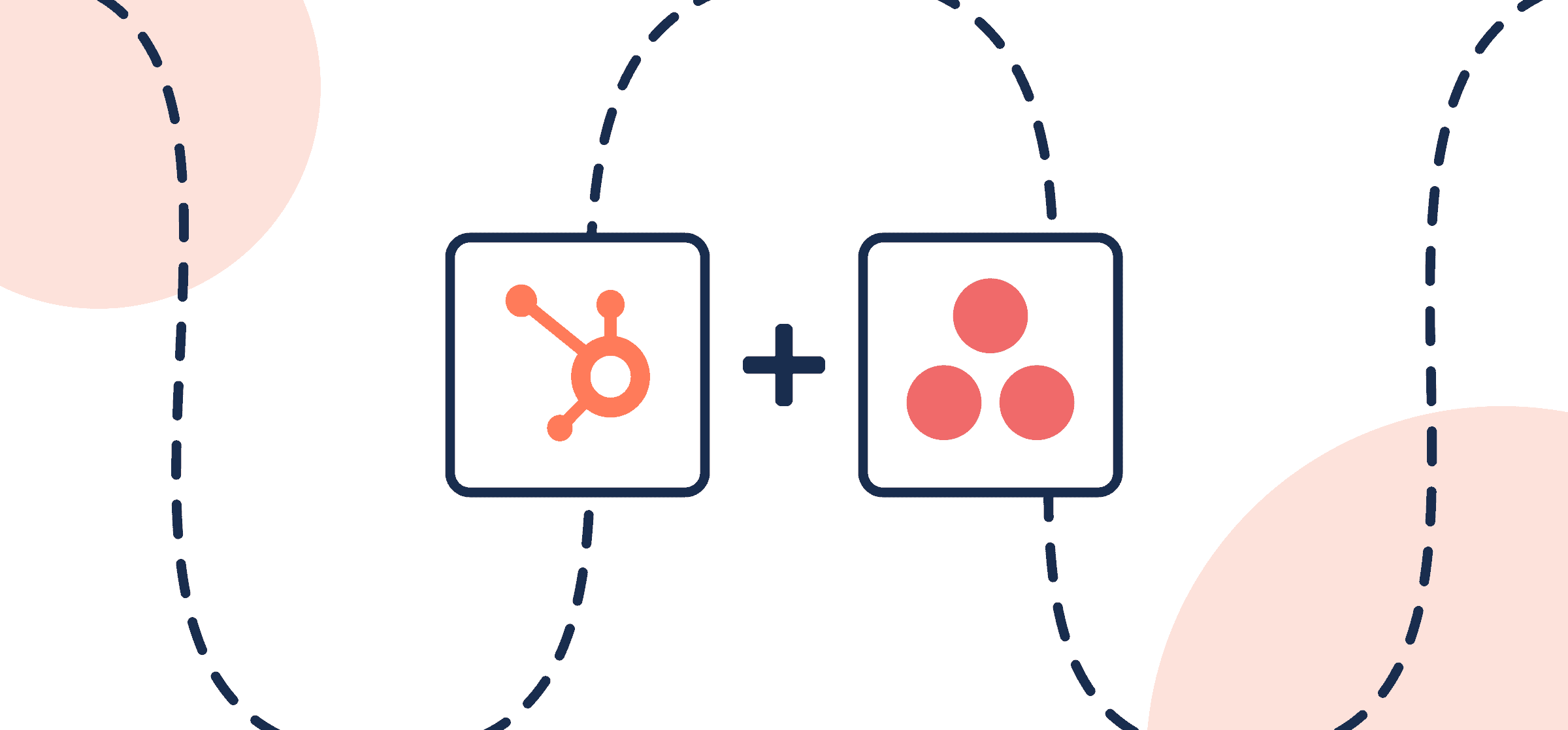 Featured image displaying the logos of HubSpot and Asana in Unito's guide to setting up a simple Two-Way Sync