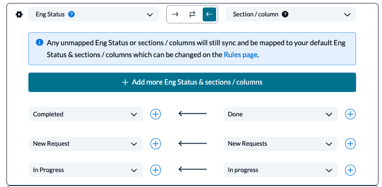 Unito Custom Field Mappings