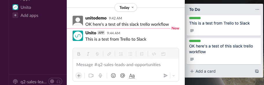 How to create a Trello card from a saved Slack message