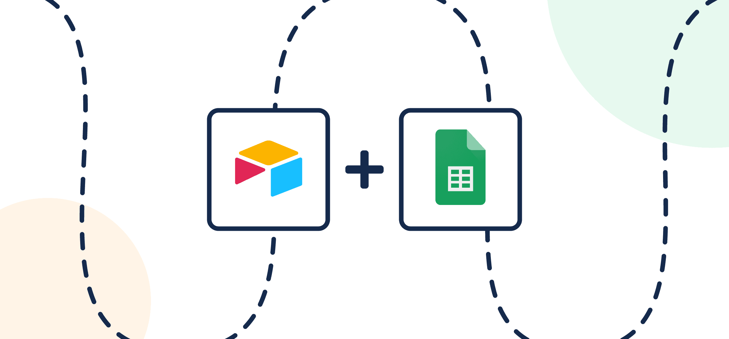 Featured image displaying the logos of Airtable and Google Sheets in Unito's guide to setting up a simple Two-Way Sync