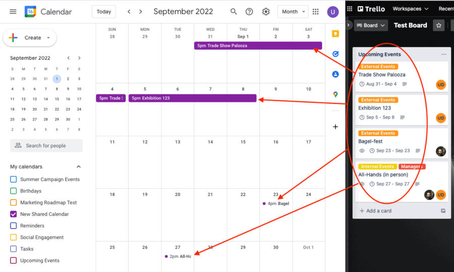 How to Sync Trello Cards to Google Calendar Events in 2023