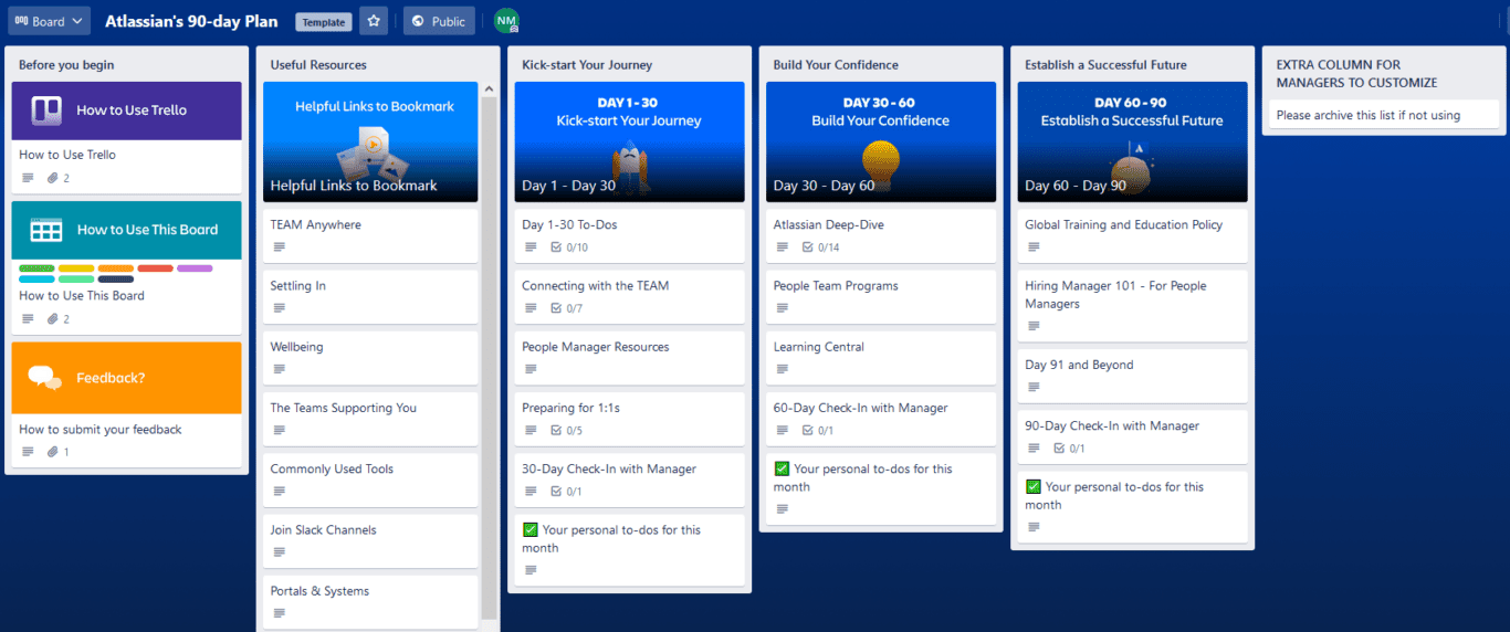 Vertical Layout for Trello