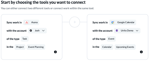 Connect Asana and Google Calendar to Unito