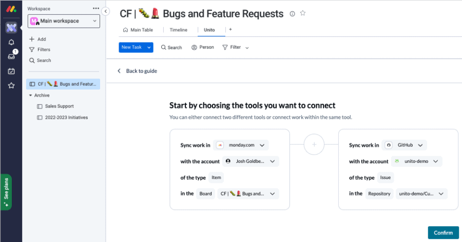 How to Auto Sync monday.com Tasks to Github Issues