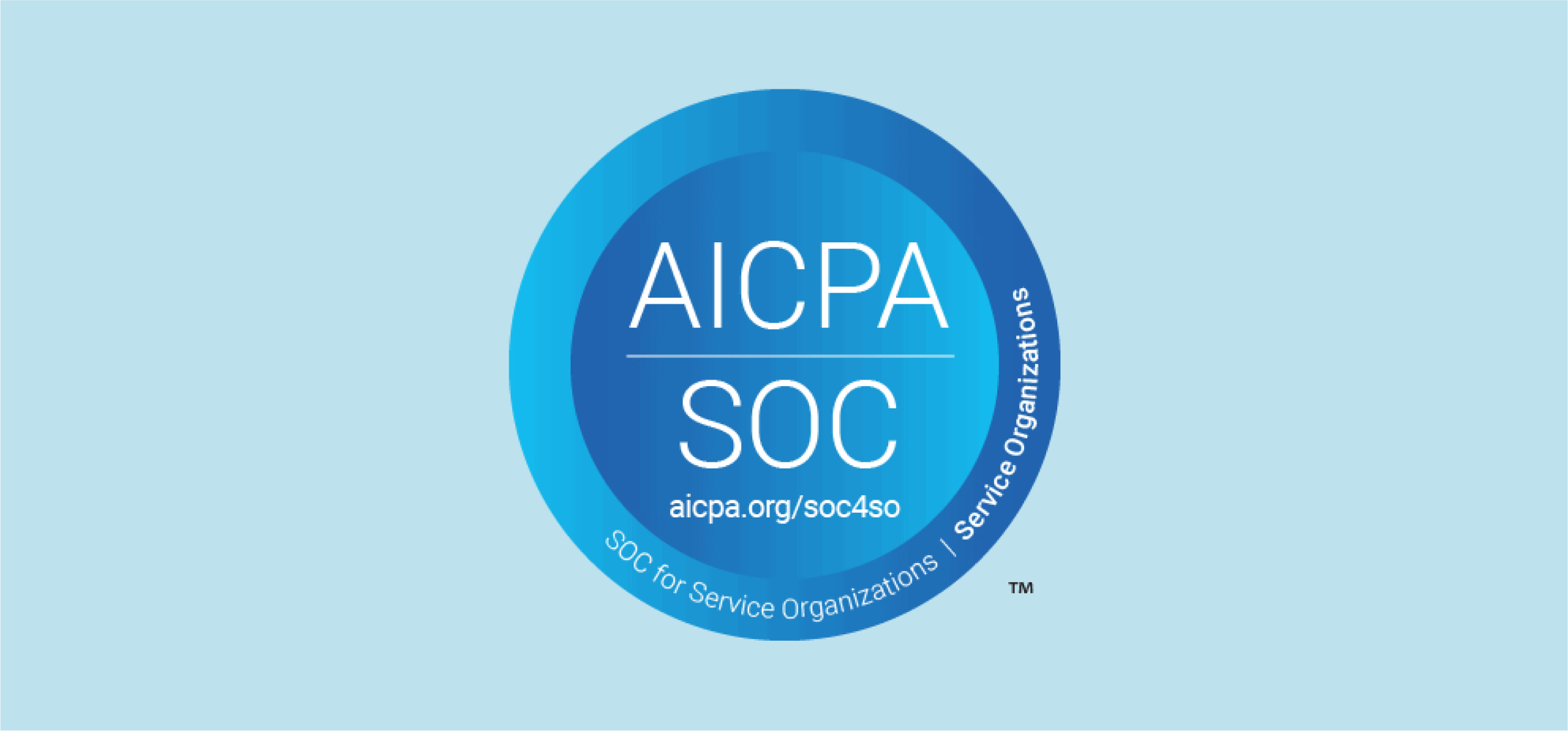 A blue badge from the AICPA certifying that Unito is SOC compliant.