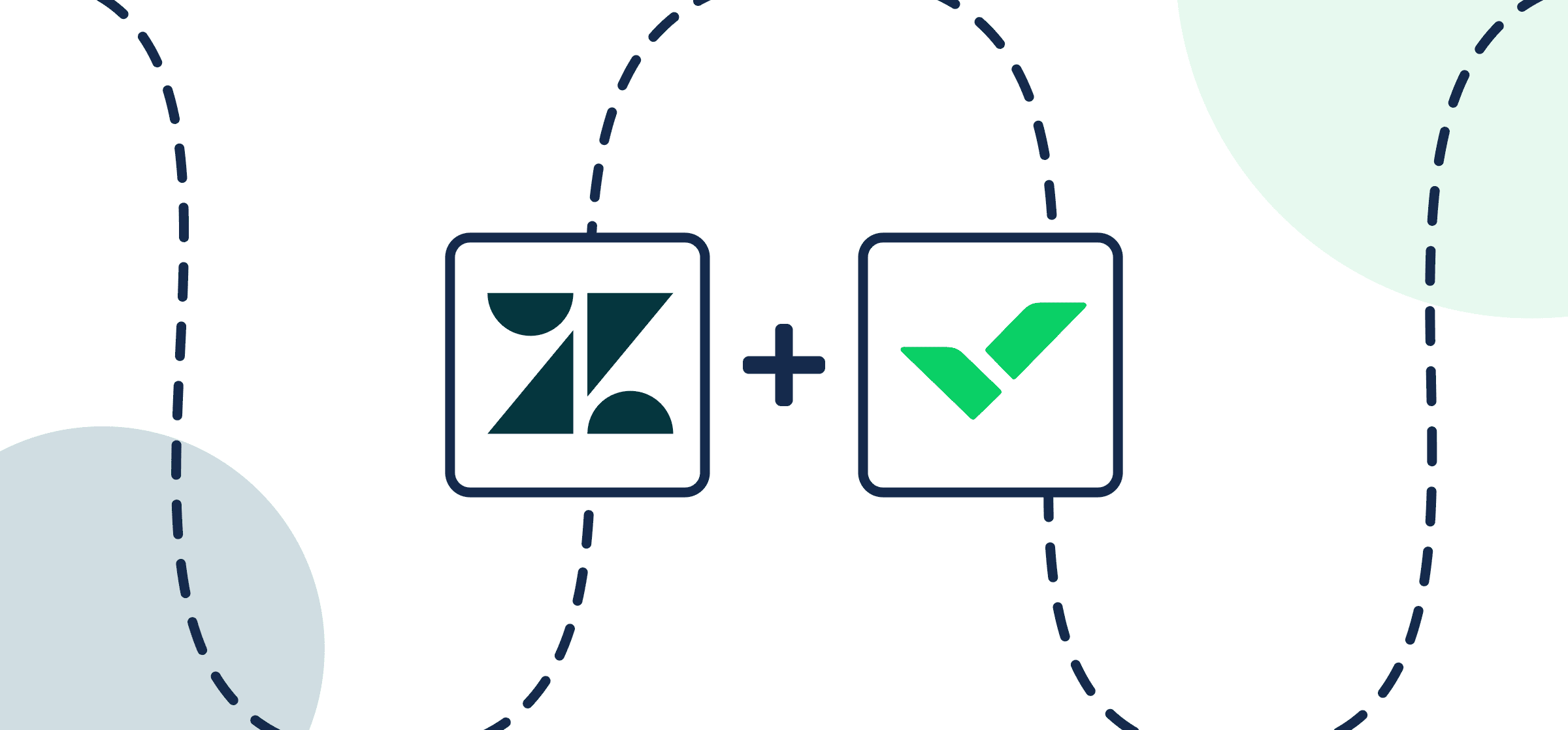Featured image displaying the logos of Zendesk and Wrike in Unito's guide to setting up a simple Two-Way Sync.