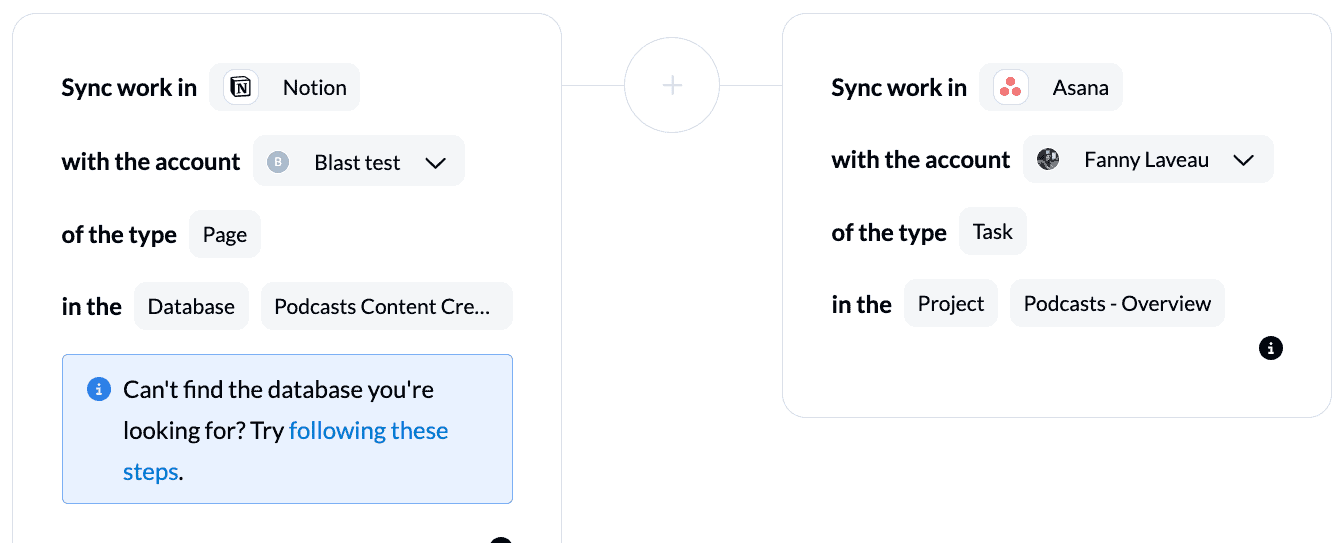Connect Notion and Asana to Unitos