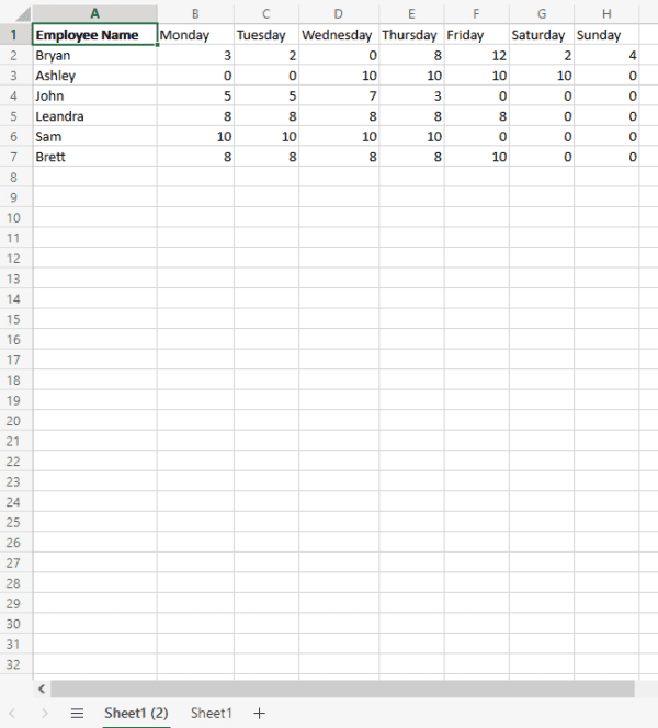 How To Copy an Excel Sheet in a Few Clicks