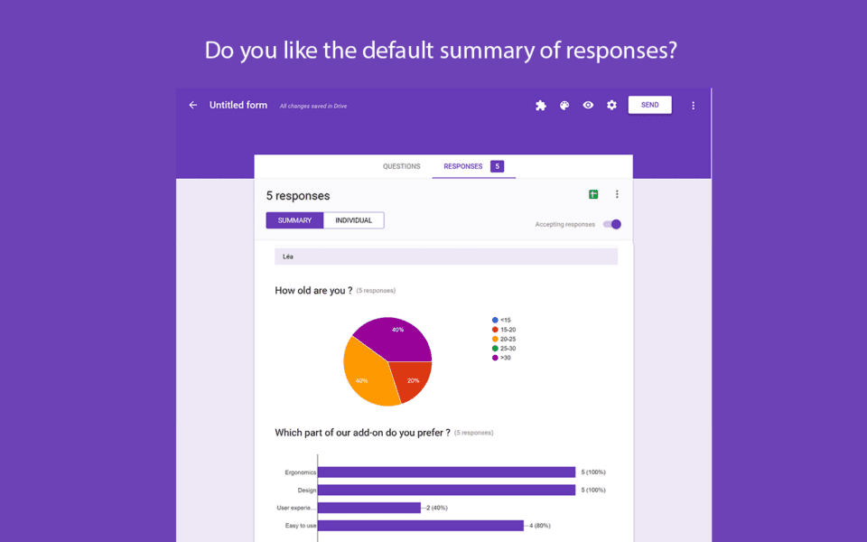 A screenshot of Advanced Summary.