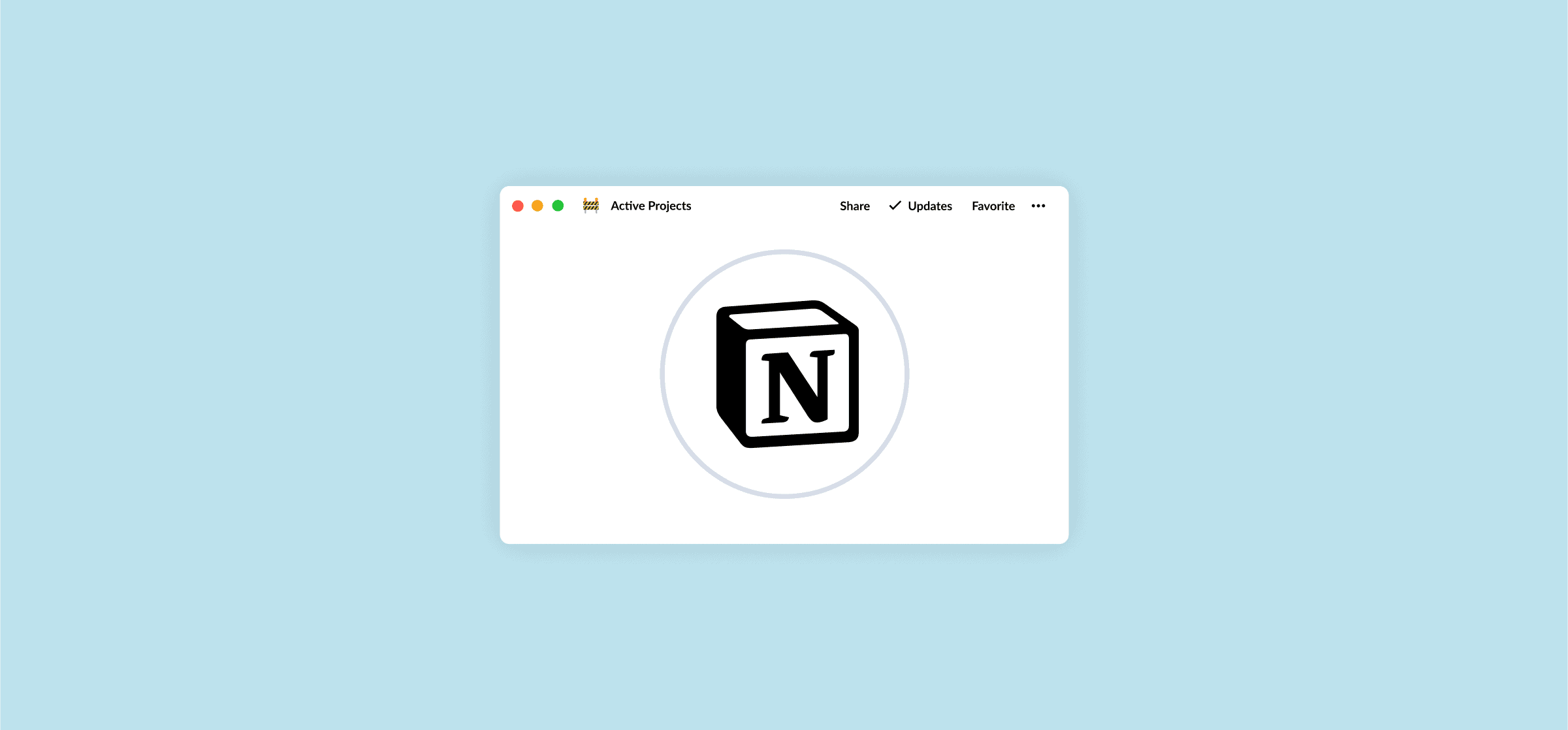 The Notion logo, representing how to link databases in Notion.