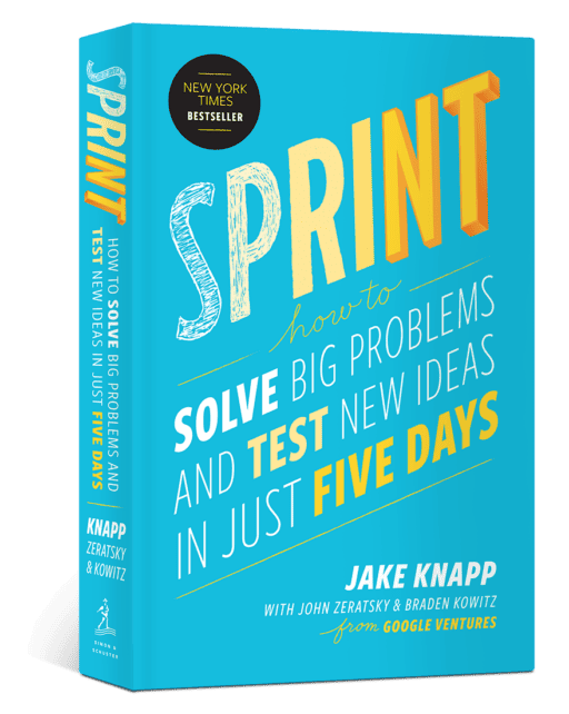 The cover of Sprint, a project management book.