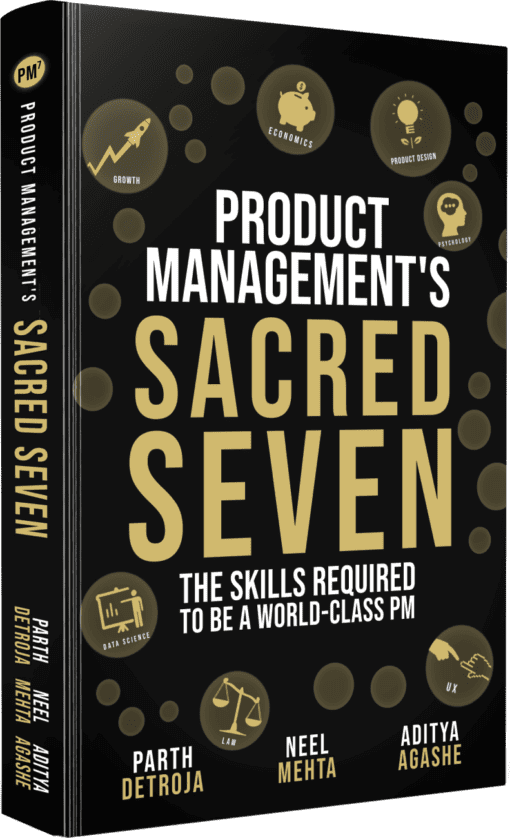 The cover for Product Management's Sacred Seven