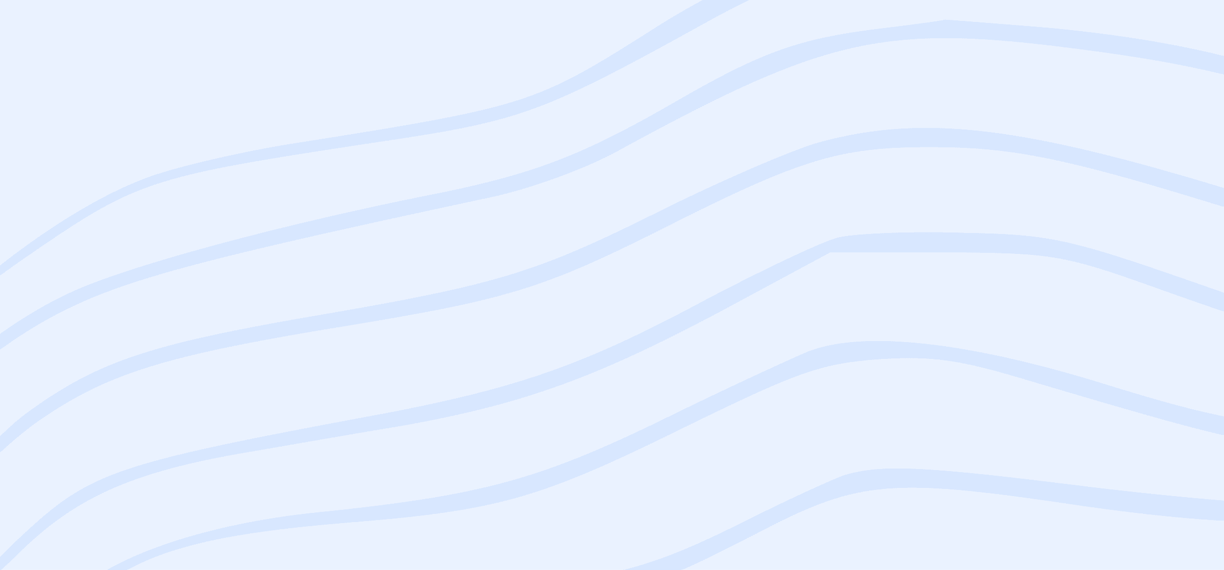 Wavy lines on a blue background.