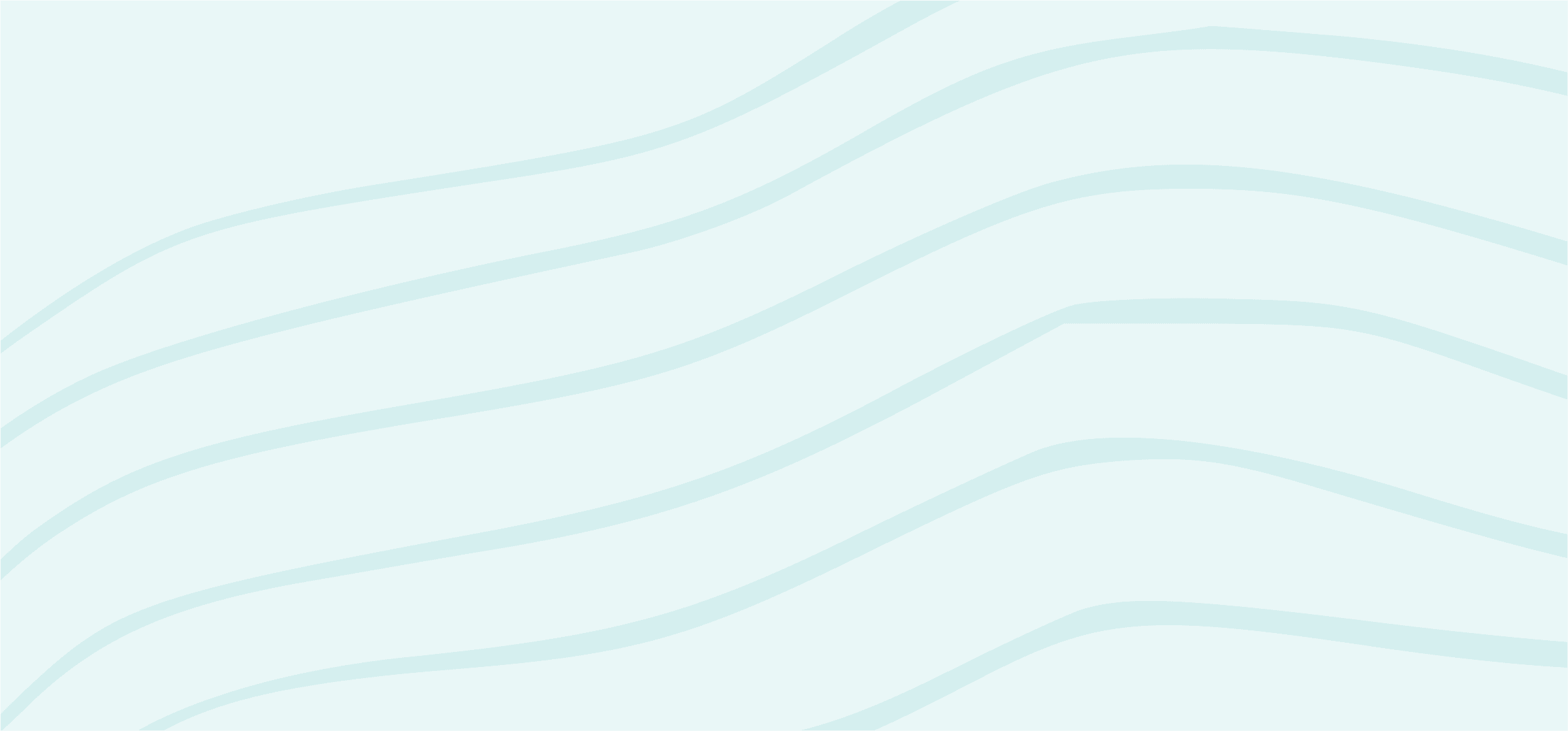 A series of smooth, wavy lines on a Unito green background.