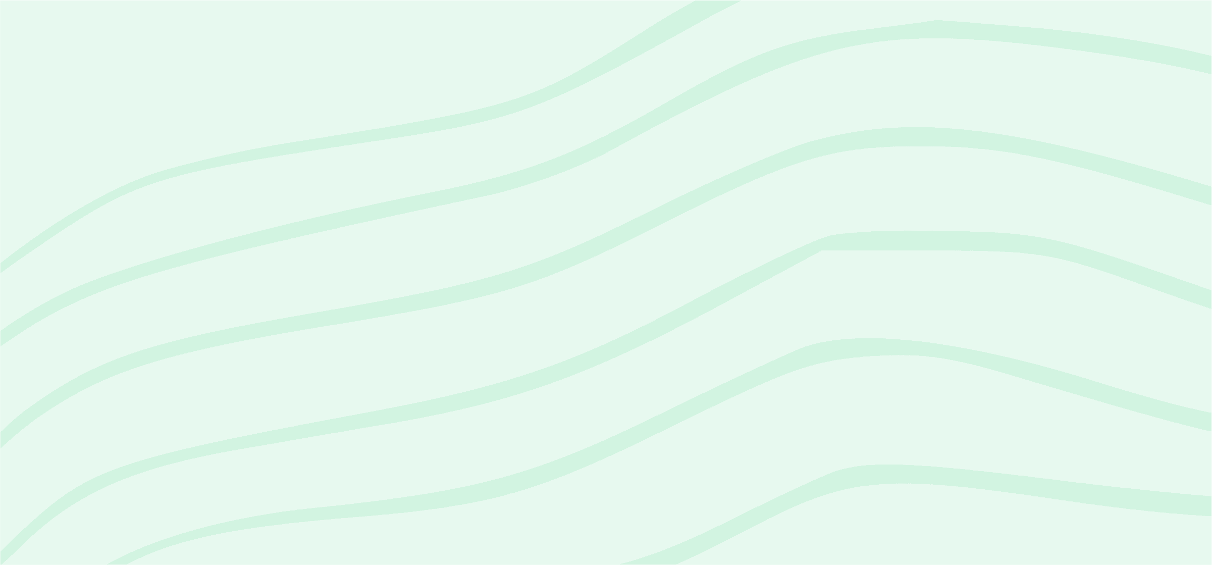 An illustration of smooth, wavy lines on a Unito green background.