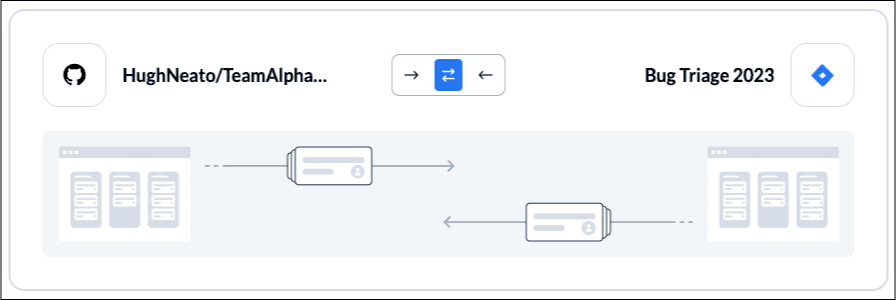 Setting a flow direction for issue creation and syncing between Jira and GitHub