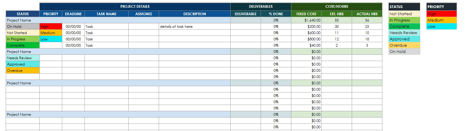 20 Free Google Sheets Templates for Better Productivity