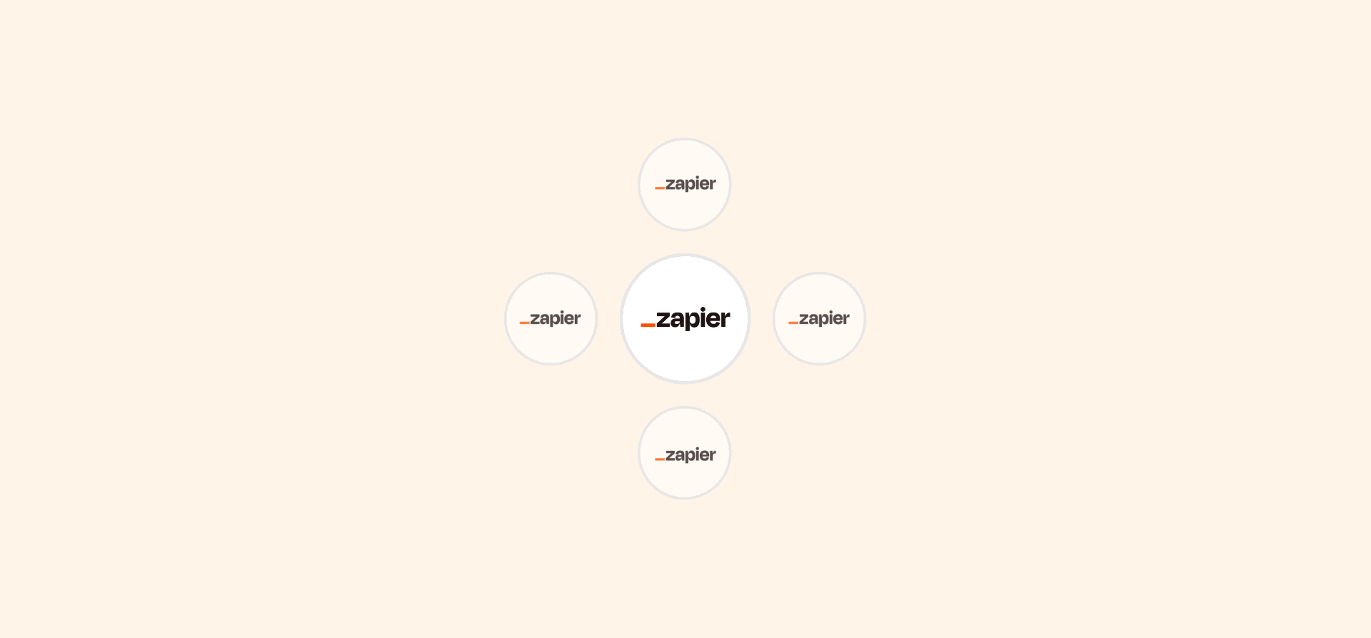Logos for zapier, representing the zapier alternatives blog post