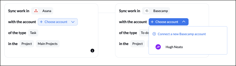 Connect Asana and Basecamp to Unito