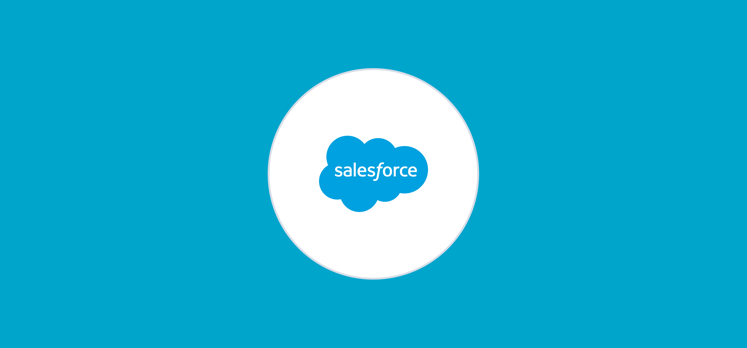 A logo for Salesforce, representing a guide to Salesforce contacts.