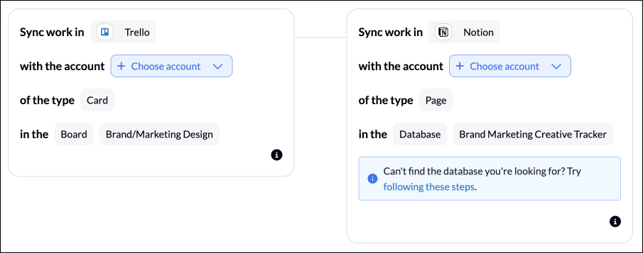 Connecting Notion and Trello to Unito