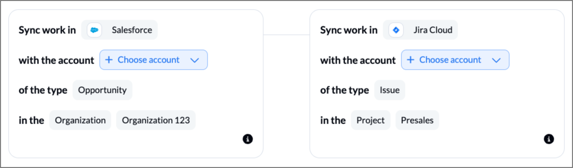 Connecting a Jira project and Salesforce organization to Unito for bi-directional syncing
