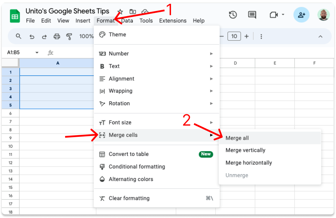 How To Merge Cells In Google Sheets in 2024 Easily