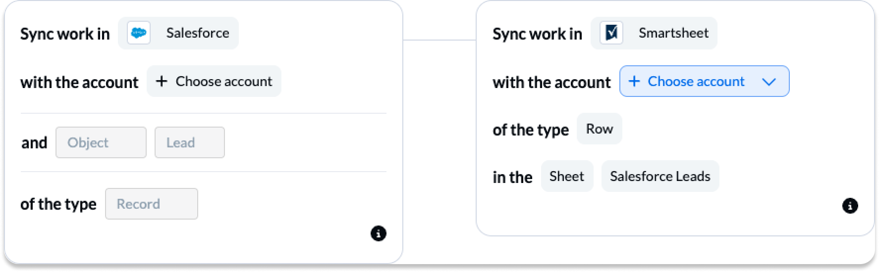 Connecting Smartsheet Salesforce with Unito's 2-way integration