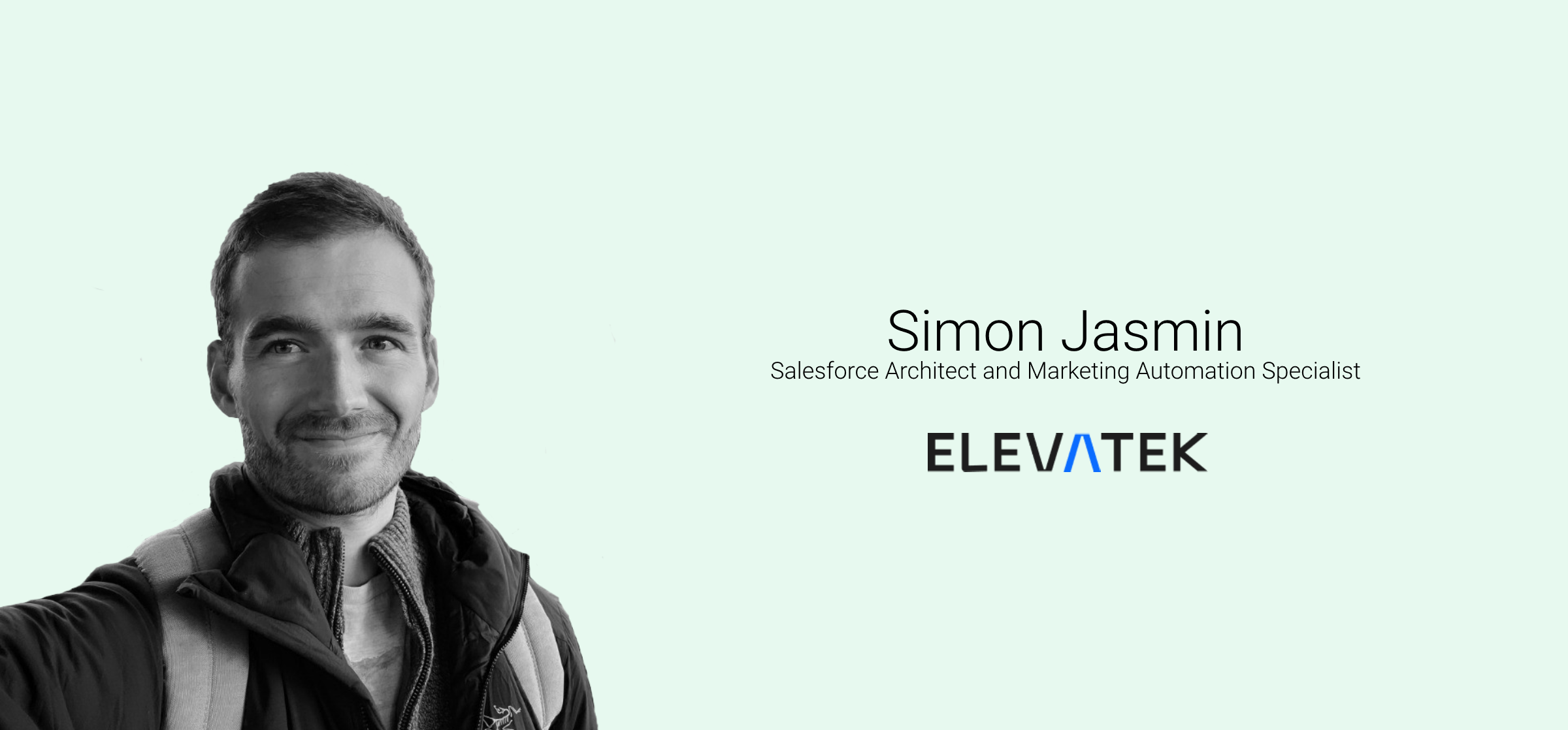 A headshot for Simon Jasmin, a Salesforce and HubSpot expert.