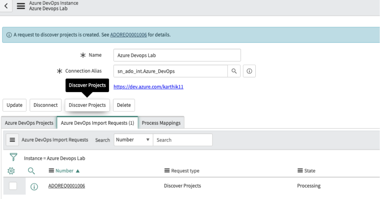 A screenshot of the ServiceNow Integration Hub.