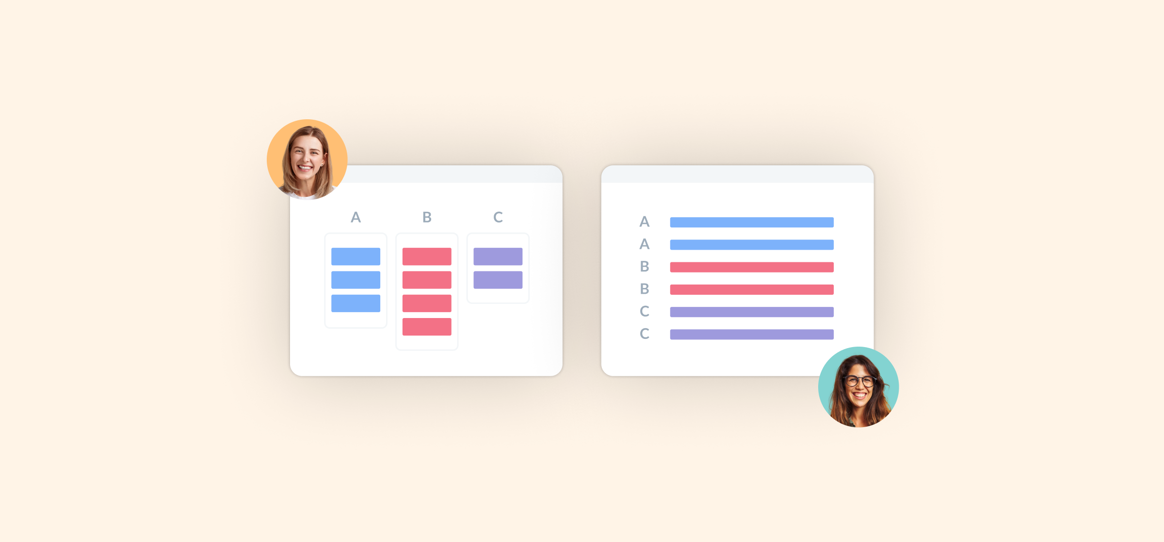 An illustration of two tools being integrated, representing CRM integration.