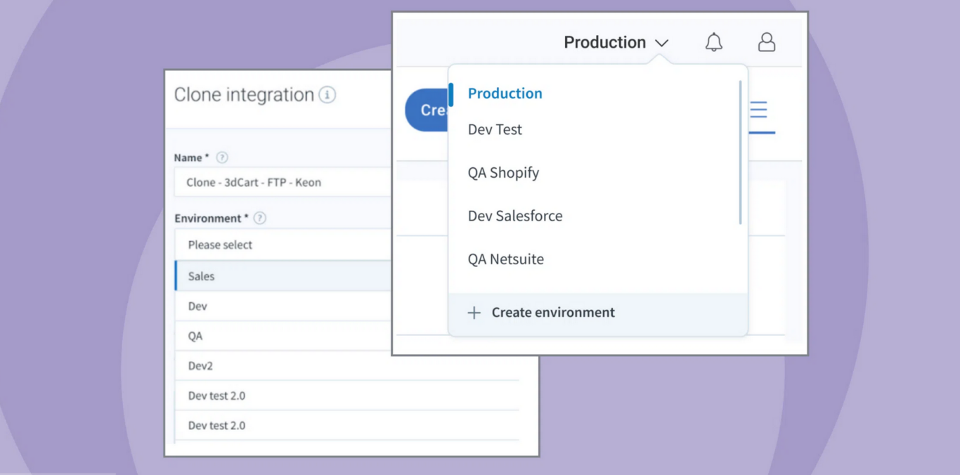 A screenshot of Celigo, a popular data management platform.