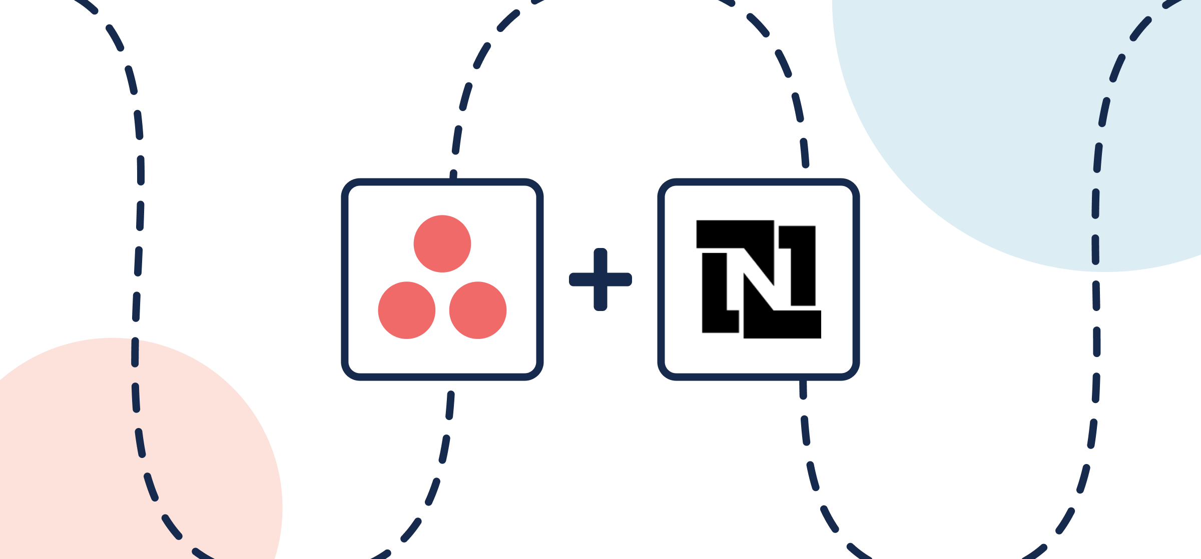Logos for Asana and NetSuite, representing a NetSuite-Asana integration.