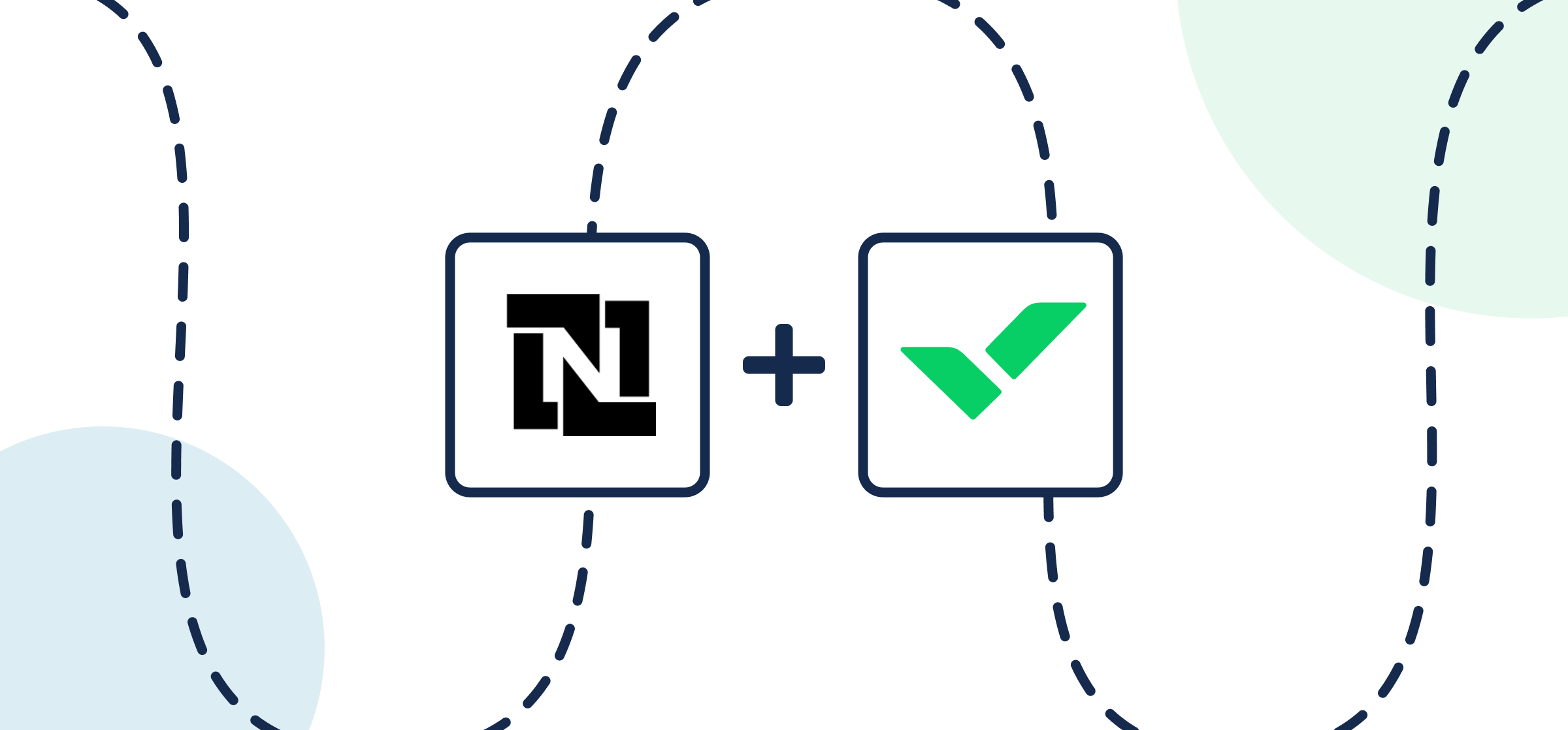 Logos for NetSuite and Wrike, representing a NetSuite-Wrike integration powered by Unito.