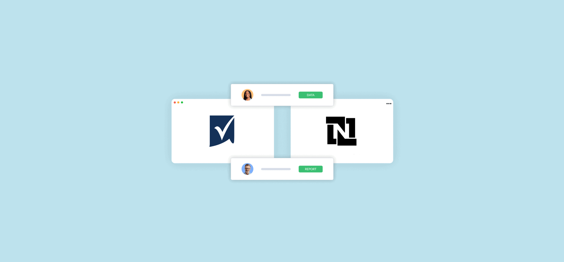 Logos for Smartsheet and NetSuite, representing four methods for connecting these tools.