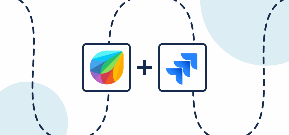 Logos for Freshservice and Jira, representing a guide to Unito's integration for these tools.
