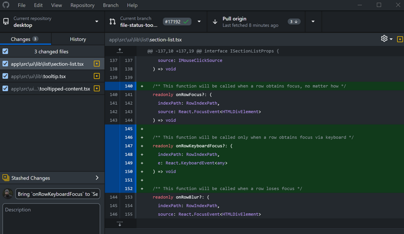 A screenshot of GitHub, a popular software development tool.